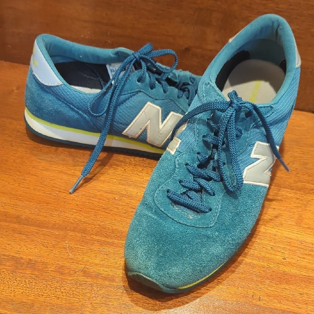 Retro New Balance Teal Suede Comp 80 Hard To Find